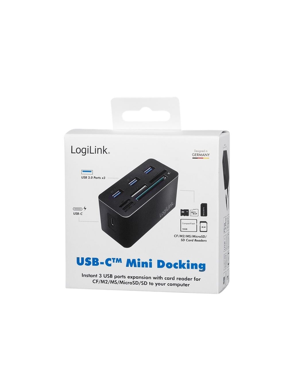 Logilink CR0046 USB 3.2 Gen 1 USB-C Mini Docking 5
