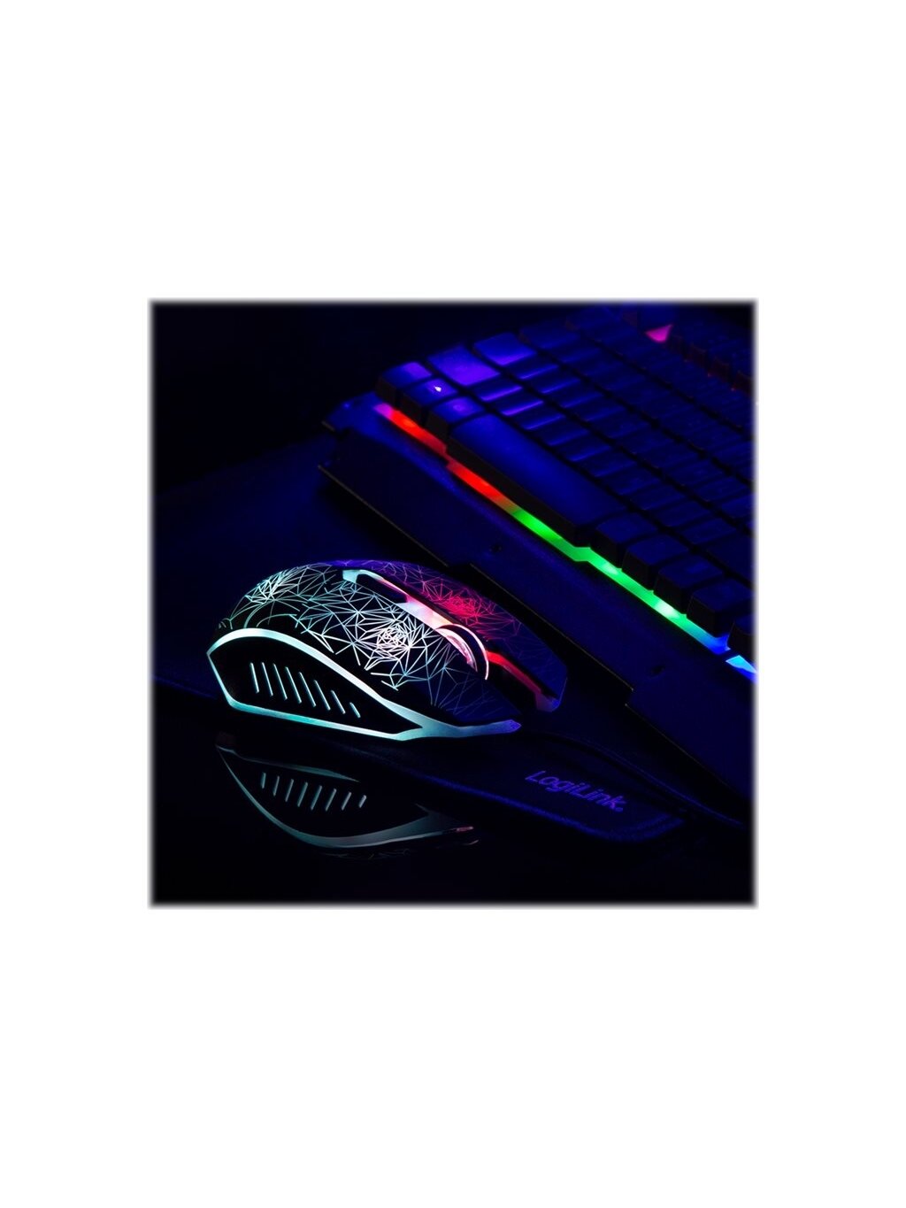 Logilink | Gaming-Set, keyboard, mouse and mouspad | ID0185 | Keyboard, Mouse and Pad Set | Wired | Mouse included | DE 4