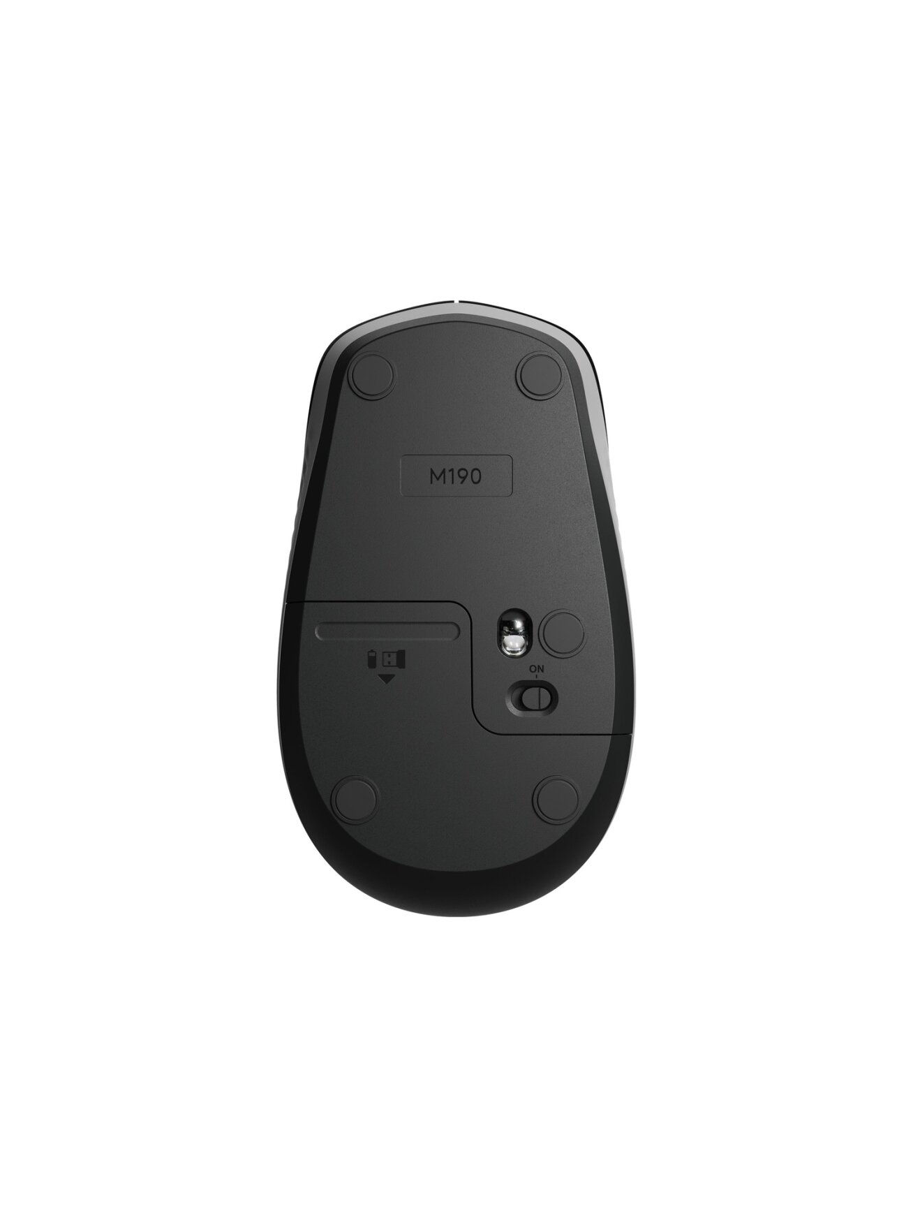 Logitech | Full size Mouse | M190 | Wireless | USB | Mid Grey 7 Logitech | Full size Mouse | M190 | Wireless | USB | Mid Grey 7