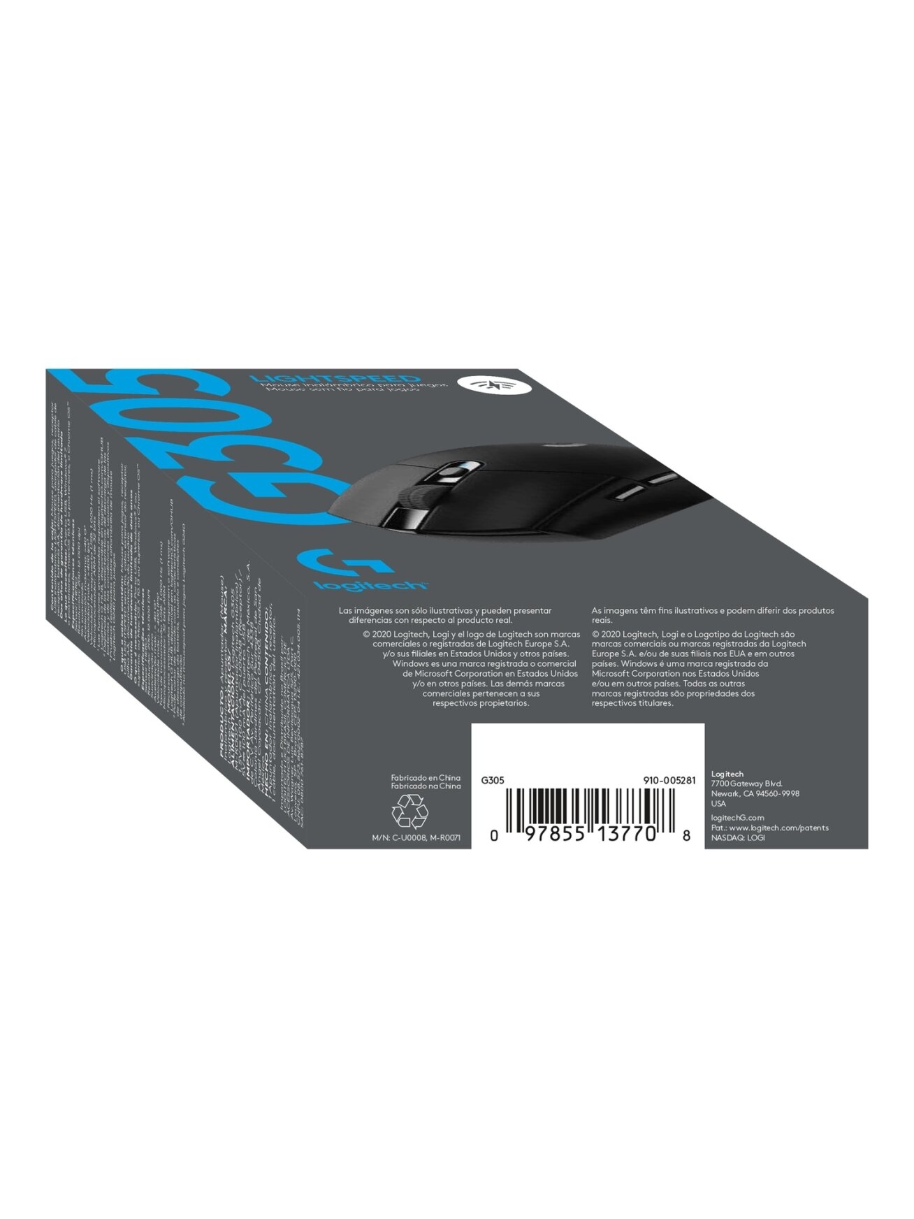 Logitech Mouse G305 black 910-005283 | Logitech 11