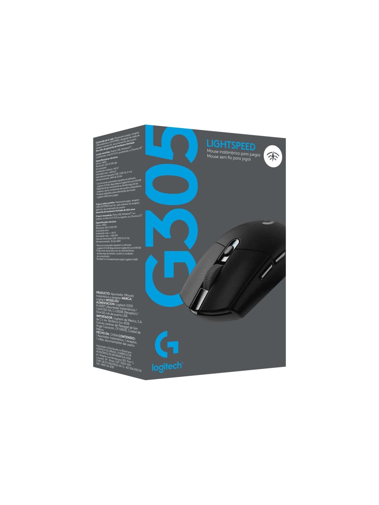 Logitech Mouse G305 black 910-005283 | Logitech 5