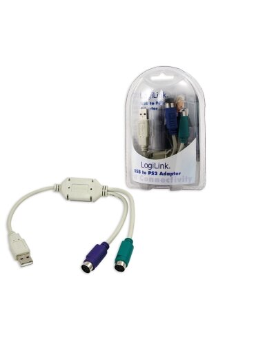 Logilink | Adapter USB to PS/2 x2 :. | Grey | USB M | 2x Mini DIN 6-pin FM | 0.2 m Logilink | Adapter USB to PS/2 x2 :. | Grey | USB M | 2x Mini DIN 6-pin FM | 0.2 m