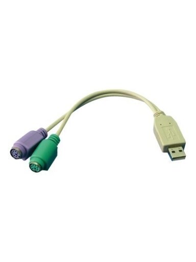 Logilink | Adapter USB to PS/2 x2 :. | Grey | USB M | 2x Mini DIN 6-pin FM | 0.2 m Logilink | Adapter USB to PS/2 x2 :. | Grey | USB M | 2x Mini DIN 6-pin FM | 0.2 m