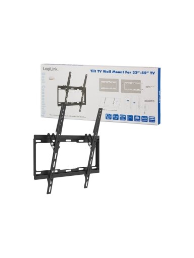 Logilink BP0012 TV Wall mount, 32–55", tilt -14°, 25 mm