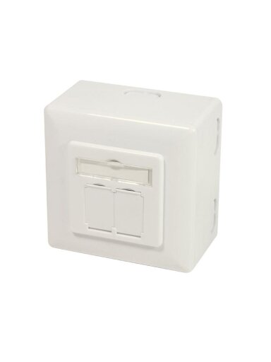 Logilink | Cat.6A Wall Outlet STP | NP0124 Logilink | Cat.6A Wall Outlet STP | NP0124