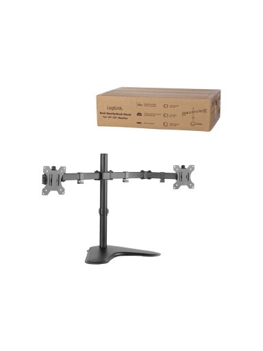 Logilink | Desk Mount | BP0045 | 13-32 " | Maximum weight (capacity) 8 kg | Black