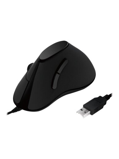 Logilink | Ergonomic Vertical Mouse | ID0158 | Wired | Optical | Black Logilink | Ergonomic Vertical Mouse | ID0158 | Wired | Optical | Black