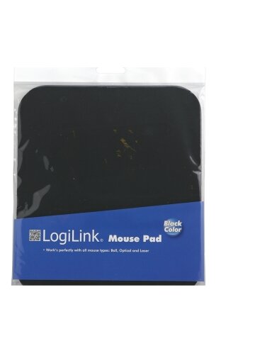 Logilink | Mousepad | 220 x 250 mm | Black Logilink | Mousepad | 220 x 250 mm | Black