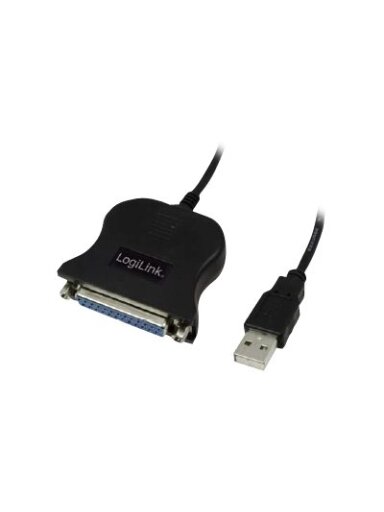 Logilink | USB 2.0 adapter to Paralel (LPT) DB25 , 1,8m | USB-A to LPT USB A male | DB25 Logilink | USB 2.0 adapter to Paralel (LPT) DB25 , 1,8m | USB-A to LPT USB A male | DB25