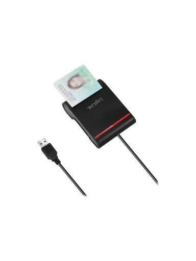 Logilink | USB 2.0 card reader, for smart ID | CR0047 | Card Reader