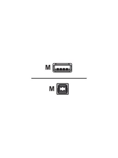 Logilink | USB 2.0 connection cable | USB-A to USB-B USB  A male | USB B male