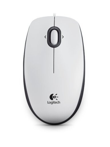 Logitech | B100 | Portable Optical Mouse | White Logitech | B100 | Portable Optical Mouse | White