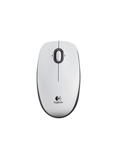 Logitech | B100 | Portable Optical Mouse | White Logitech | B100 | Portable Optical Mouse | White