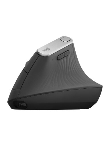 Logitech | Ergonomic Mouse | MX VERTICAL | Wireless | USB, Bluetooth | Graphite Logitech | Ergonomic Mouse | MX VERTICAL | Wireless | USB, Bluetooth | Graphite