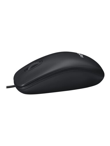 Logitech | Mouse | M100 | Optical mouse | Optical | Wired | Black