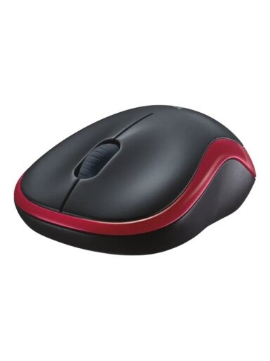 Logitech | Mouse | M185 | Wireless | Red