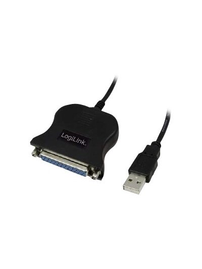 Logilink | USB 2.0 adapter to Paralel (LPT) DB25 , 1,8m | USB-A to LPT USB A male | DB25 Logilink | USB 2.0 adapter to Paralel (LPT) DB25 , 1,8m | USB-A to LPT USB A male | DB25