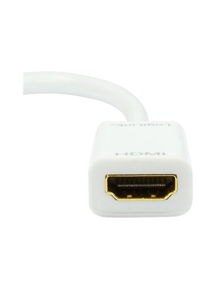 Logilink | Adapter Mini DisplayPort to HDMI with Audio: | Grey | Mini DisplayPort | HDMI A | 0.1 m 3 Logilink | Adapter Mini DisplayPort to HDMI with Audio: | Grey | Mini DisplayPort | HDMI A | 0.1 m 3