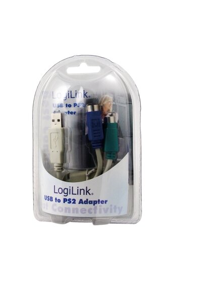 Logilink | Adapter USB to PS/2 x2 :. | Grey | USB M | 2x Mini DIN 6-pin FM | 0.2 m 3 Logilink | Adapter USB to PS/2 x2 :. | Grey | USB M | 2x Mini DIN 6-pin FM | 0.2 m 3