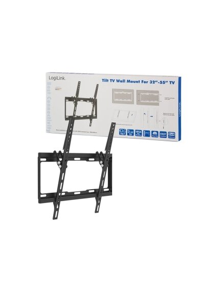Logilink BP0012 TV Wall mount, 32–55", tilt -14°, 25 mm 1