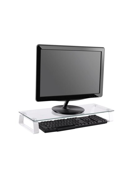 Logilink BP0027 Tabletop monitor riser, glass | Logilink 1