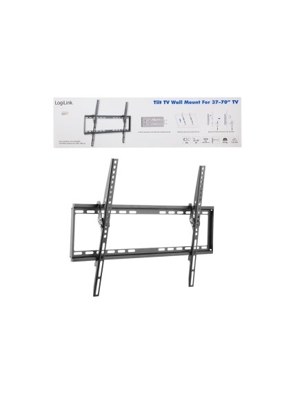 Logilink BP0039 TV Wall mount, 37"-70"", tilt, small | Logilink | Wall Mount | BP0039 | 37-70 " | Maximum weight (capacity) 35 kg | Black