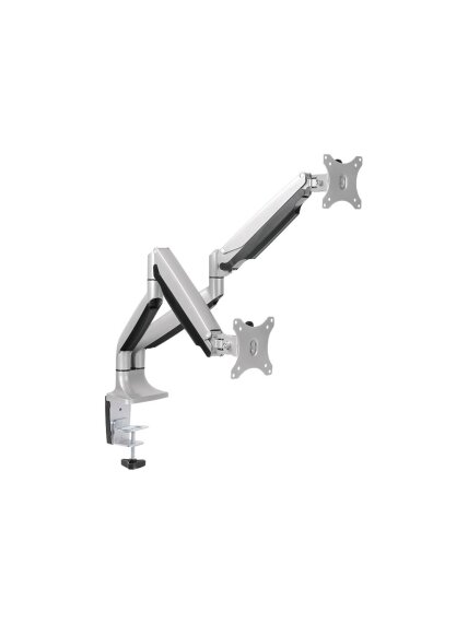 Logilink BP0043 Dual Monitor Desk mount, 13"-32",gas spring, aluminum | Logilink 2