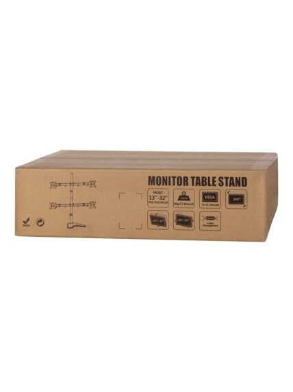 Logilink BP0046 Quad Monitor Desk Stand 13"-32'' | Logilink | Desk Mount | BP0046 | 13-32 " | Maximum weight (capacity) Carrying capacity of each arm: Max. 8 kg kg | Black 2 Logilink BP0046 Quad Monitor Desk Stand 13"-32'' | Logilink | Desk Mount | BP0046 | 13-32 " | Maximum weight (capacity) Carrying capacity of each arm: Max. 8 kg kg | Black 2