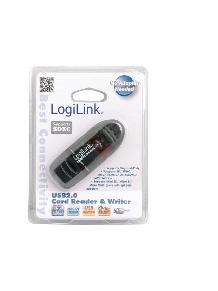 Logilink | Cardreader USB 2.0 Stick external for MMC, RS-MMC, SD and SD HC 2