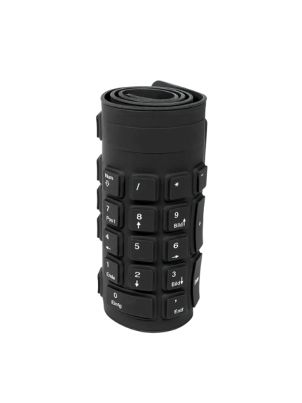 Logilink | Flexible waterproof Keyboard USB + PS/2 | ID0019A | Flexible keyboard | Wired | DE | Black 2