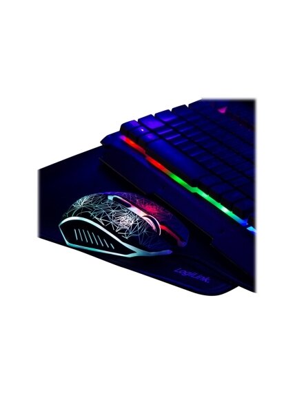 Logilink | Gaming-Set, keyboard, mouse and mouspad | ID0185 | Keyboard, Mouse and Pad Set | Wired | Mouse included | DE 6