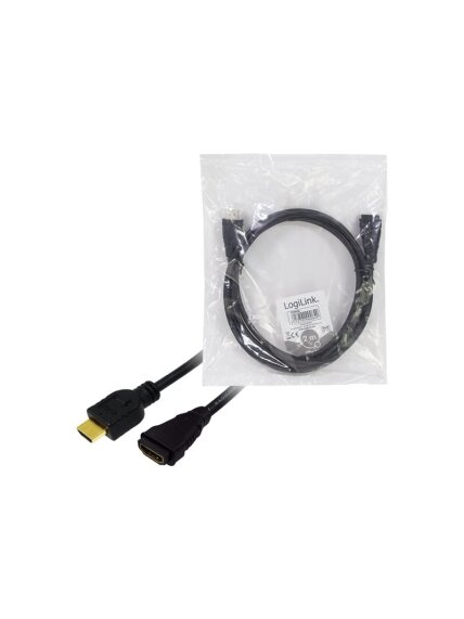 Logilink | HDMI Cable Type A Male - HDMI Type A Female | CH0056 | HDMI Type A Female | HDMI Type A Male | HDMI to HDMI | 2 m 1 Logilink | HDMI Cable Type A Male - HDMI Type A Female | CH0056 | HDMI Type A Female | HDMI Type A Male | HDMI to HDMI | 2 m 1