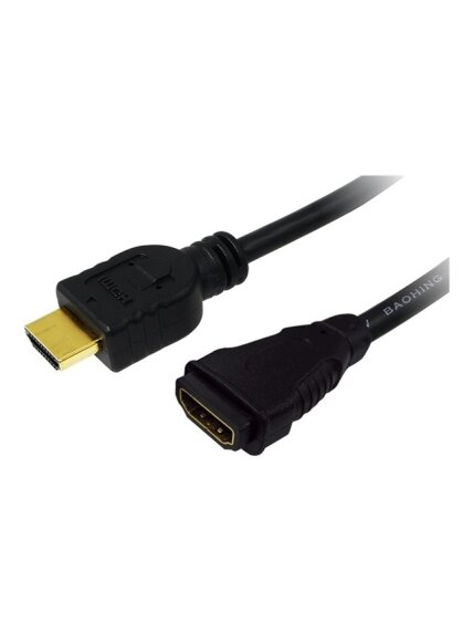 Logilink | HDMI Cable Type A Male - HDMI Type A Female | CH0056 | HDMI Type A Female | HDMI Type A Male | HDMI to HDMI | 2 m