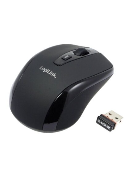 Logilink | Maus optisch Funk 2.4 GHz | wireless | 2.4GH wireless mini mouse with autolink | Black 1 Logilink | Maus optisch Funk 2.4 GHz | wireless | 2.4GH wireless mini mouse with autolink | Black 1