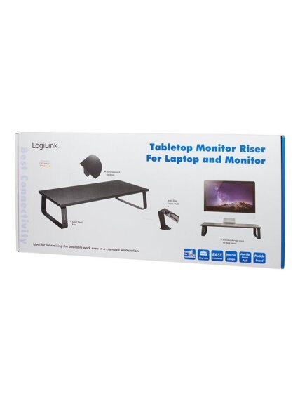 Logilink | Maximum weight (capacity) 20 kg | Black 4 Logilink | Maximum weight (capacity) 20 kg | Black 4