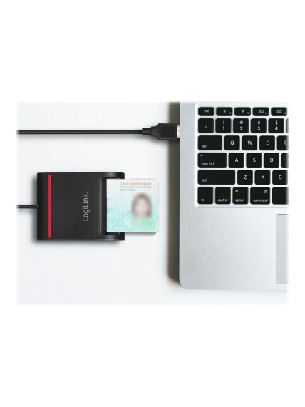 Logilink | USB 2.0 card reader, for smart ID | CR0047 | Card Reader 7 Logilink | USB 2.0 card reader, for smart ID | CR0047 | Card Reader 7