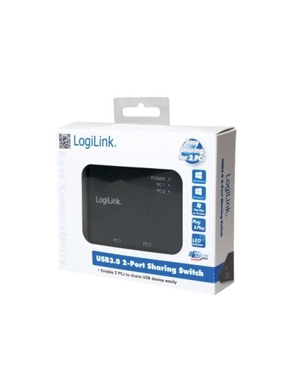 Logilink | USB 3.0 Switch 2-Port | UA0216 3