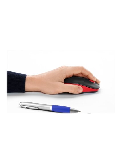 Logitech | Full size Mouse | M190 | Wireless | USB | Red 6
