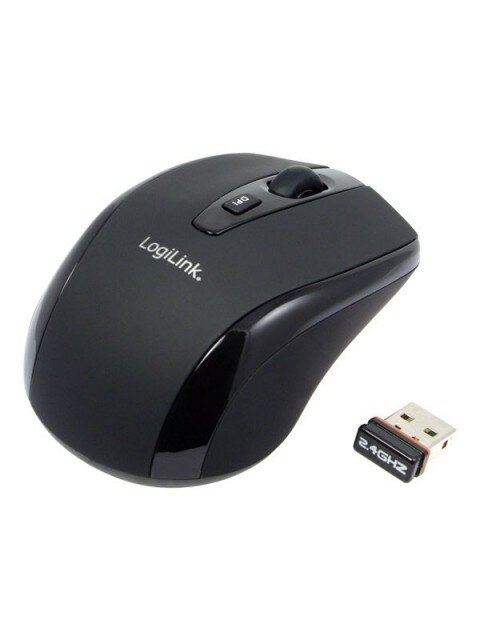 Logilink | Maus optisch Funk 2.4 GHz | wireless | 2.4GH wireless mini mouse with autolink | Black 4