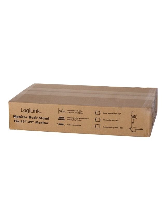Logilink | Desk Mount | BP0044 | 13-32 " | Maximum weight (capacity) 8 kg | Black 2