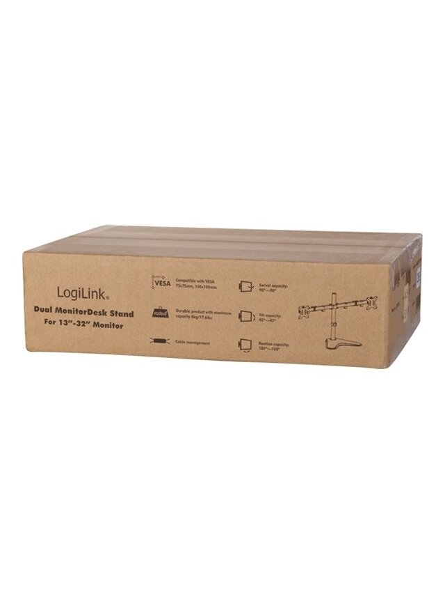 Logilink | Desk Mount | BP0045 | 13-32 " | Maximum weight (capacity) 8 kg | Black 2