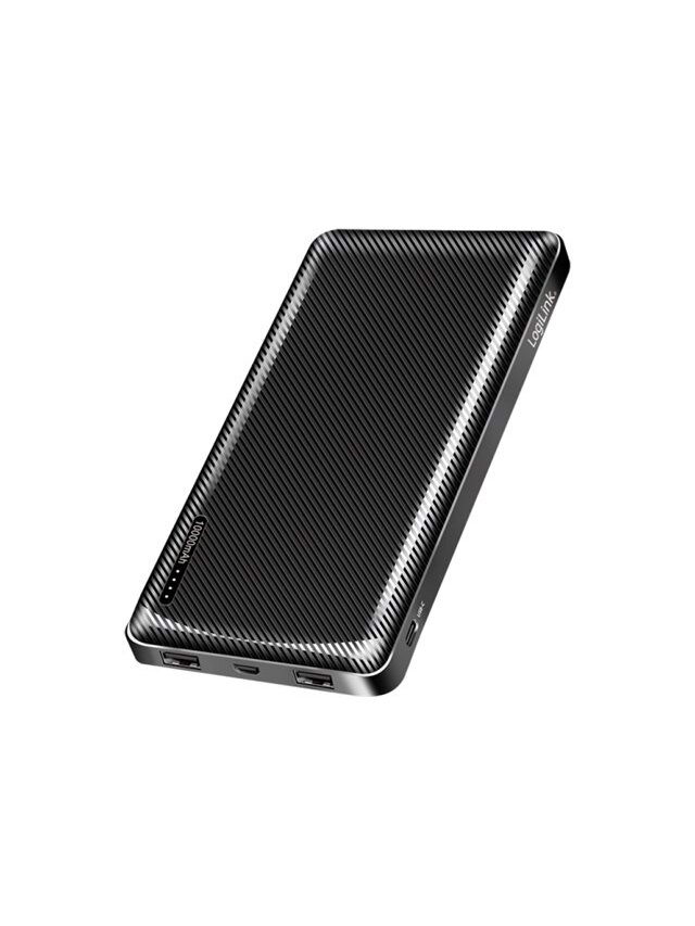 Logilink Power bank, Li-Po, 2x USB-A, USB-C | PA0316 | 10000 mAh | Black Logilink Power bank, Li-Po, 2x USB-A, USB-C | PA0316 | 10000 mAh | Black