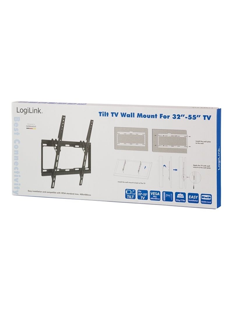 Logilink BP0012 TV Wall mount, 32–55", tilt -14°, 25 mm 2 Logilink BP0012 TV Wall mount, 32–55", tilt -14°, 25 mm 2