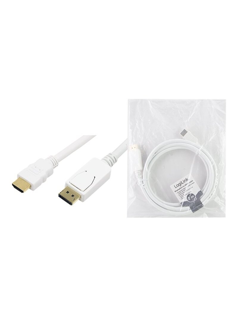Logilink | Cable DisplayPort to HDMI | CV0055 | DP to HDMI | 2 m 2 Logilink | Cable DisplayPort to HDMI | CV0055 | DP to HDMI | 2 m 2