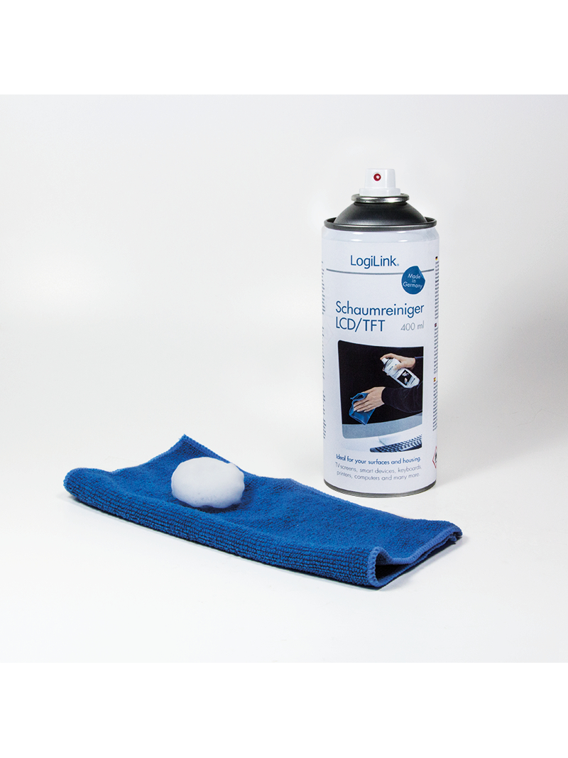 Logilink | RP0012 | Foam Cleaner for LCD / TFT screens | 400 ml 1 Logilink | RP0012 | Foam Cleaner for LCD / TFT screens | 400 ml 1