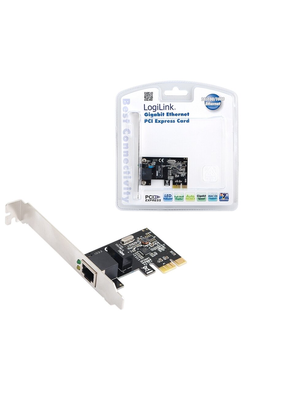 Logilink | Gigabit PCI Express network card | PCI-E 1 Logilink | Gigabit PCI Express network card | PCI-E 1
