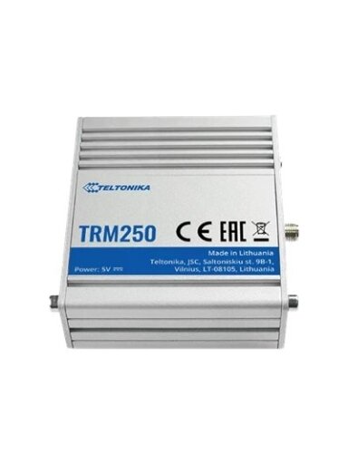 LTE Cat-M1/NB-IoT Modem | TRM250 | Ethernet LAN (RJ-45) ports 0 | Mesh Support No | MU-MiMO No | 4G | Antenna type External | 1 LTE Cat-M1/NB-IoT Modem | TRM250 | Ethernet LAN (RJ-45) ports 0 | Mesh Support No | MU-MiMO No | 4G | Antenna type External | 1