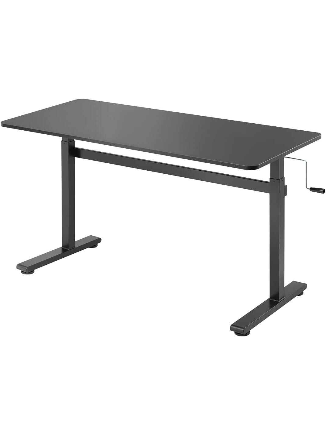 Manually adjustable sit-stand desk EO0027 | 70-117 cm | Maximum load weight 40 kg | Black 2