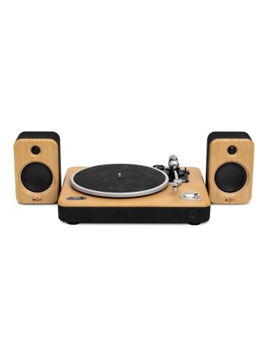 Marley Turntable With Speakers | Stir It Up Wireless 2+ | Bluetooth In/Out Marley Turntable With Speakers | Stir It Up Wireless 2+ | Bluetooth In/Out