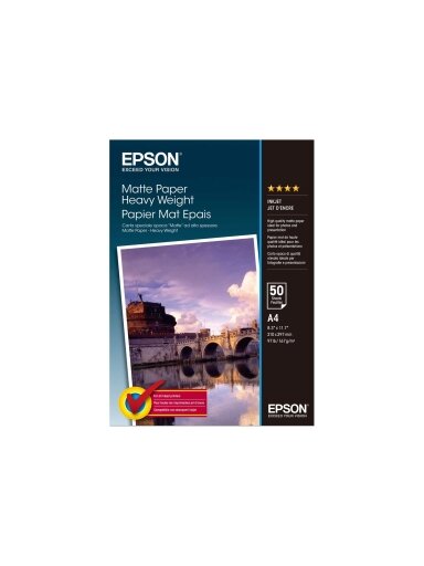 Matte Paper Heavy Weight, DIN A4, 167g/mÂ², 50 Sheets